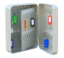 Avainkaappi 20 avaimelle avainlukolla harmaa