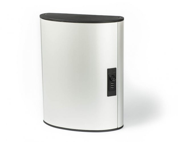 Numerolukollinen kaunis avainkaappi 72 avaimelle Durable lukittuna