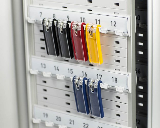 Avainkaappi numerolukolla Durable 72 avainkoukut ja Key Clip avaimenperät