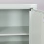 Kassakaappi Seifuva SB-0-60S terässalpa ja säädettävä hylly SB-0-60S kassakaapissa on EN 1143-1 Euro 0 murtoturvaluokitus
