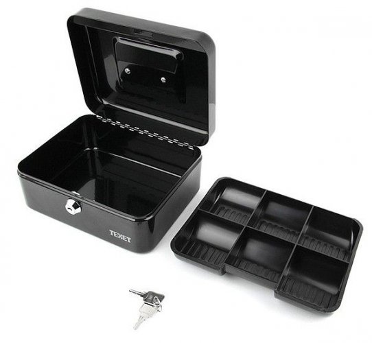 Kassalipas musta keskikoko 8