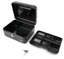 Kassalipas musta keskikoko 8