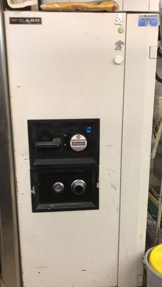 Käytetty kassakaappi Kaso edulliseen hintaan, hinta 350€