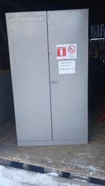 Käytetty paloturvakaappi Metallipuristamo S. Laakkonen Ky edulliseen hintaan