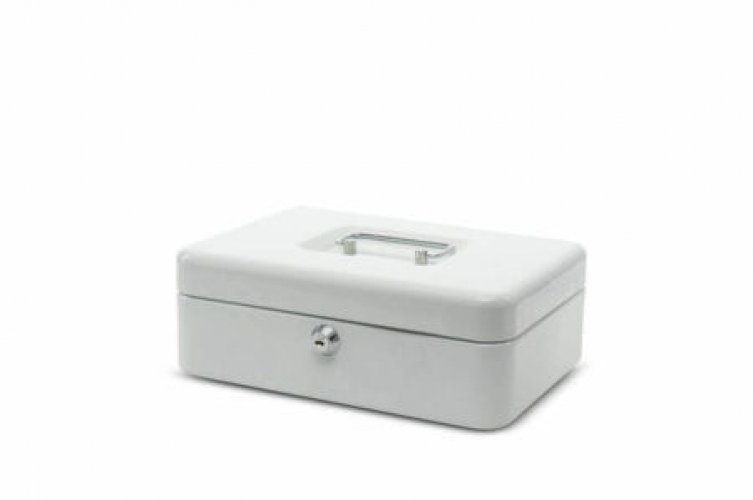 Lukollinen kassalipas valkoinen