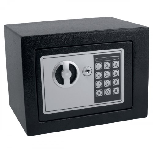 Pieni turvakaappi koodilukolla Pavo 6,6 litraa lukittuna