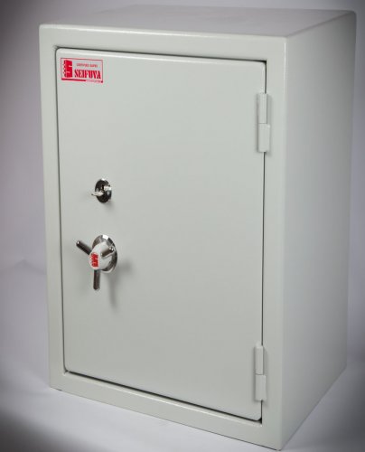 Turvakaappi SC-S1-160S Seifuva harmaa nyt kampanjahintaan, lujia turvakaappeja yrityskäyttöön avainlukolla tai turvakaappi koodilukolla
